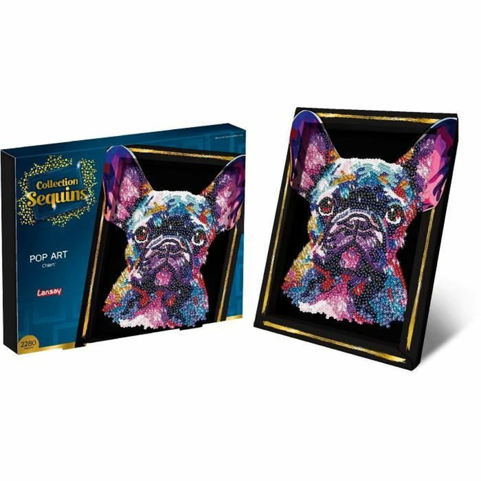 Lansay Kit loisir créatif Collection Sequins - Pop art chien