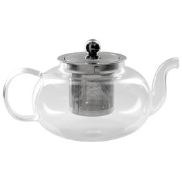 Home Deco Factory Théière avec infuseur 700 ml en verre borosilicate