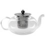 Home Deco Factory Théière avec infuseur 700 ml en verre borosilicate