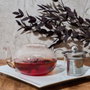 Home Deco Factory Théière avec infuseur 700 ml en verre borosilicate