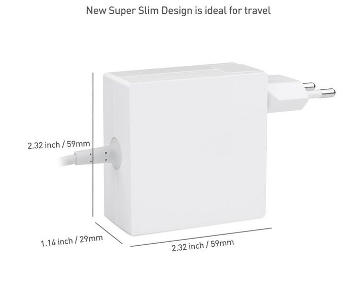 CoreParts Adaptateur secteur USB-C 45W Blanc
