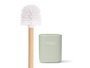 Berilo Escobillero Lisse Menthe 9x37x9 cm Plastique et Bois Blanc Vert (Set de 6)