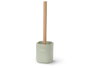 Berilo Escobillero Lisse Menthe 9x37x9 cm Plastique et Bois Blanc Vert (Set de 6)