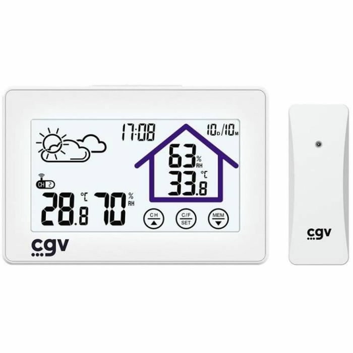 CGV Station météo sans fil MY METEO-1BM avec contrôle tactile