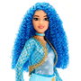 Mattel - Disney Descendants - Muñeca Chloe, fille de Cendrillon, avec cheveux bouclés bleus et tenue emblématique - HWT89