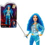 Mattel - Disney Descendants - Muñeca Chloe, fille de Cendrillon, avec cheveux bouclés bleus et tenue emblématique - HWT89