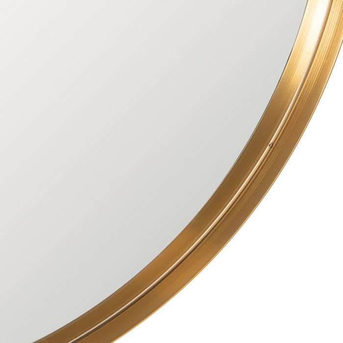 BigBuy Home Miroir mural Doré 120 x 4,2 x 120 cm