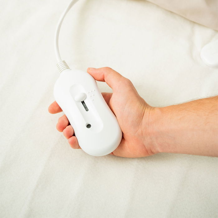 Surmatelas Chauffant Électrique Double Blewarm InnovaGoods 60+60 W 140 x 160 cm Blanc