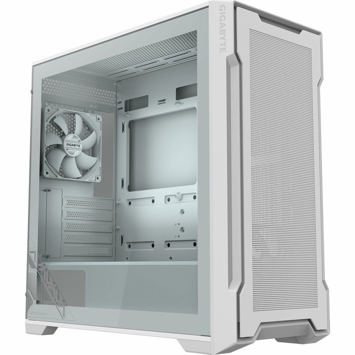 Boîtier ATX semi-tour Gigabyte C102 GLASS Blanc
