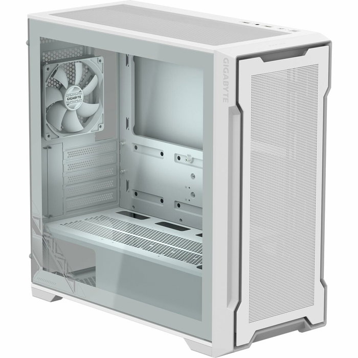 Boîtier ATX semi-tour Gigabyte C102 GLASS Blanc