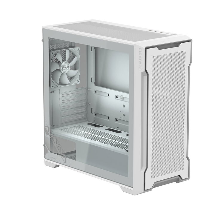 Boîtier ATX semi-tour Gigabyte C102 GLASS Blanc