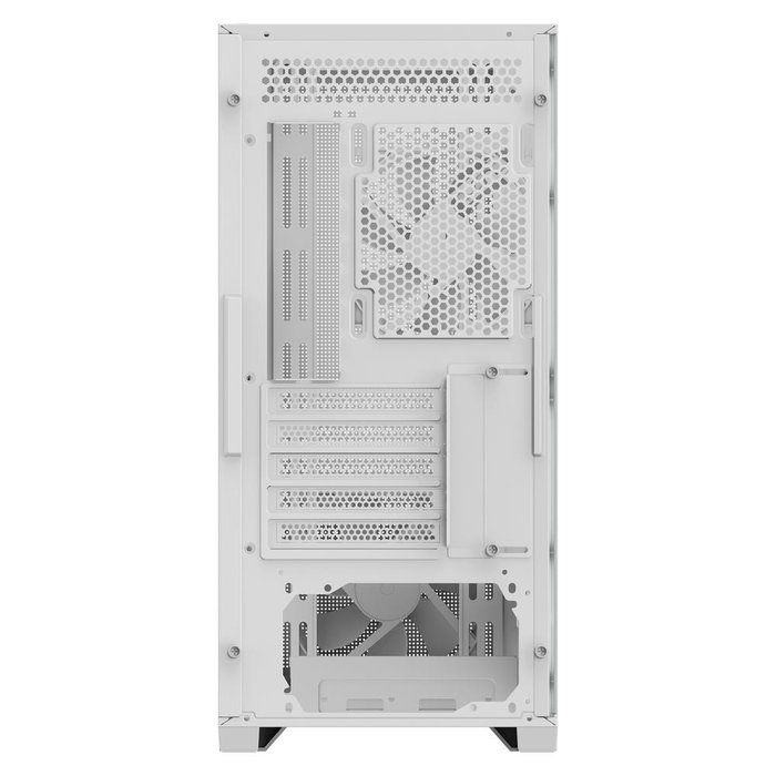 Gigabyte C102 Glass Boîtier PC Gaming Micro ATX Blanc, Panneau en Verre Trempé, 2x USB 3.2, Ventilation 360mm