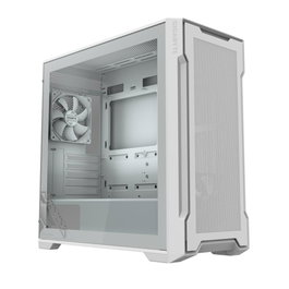 Gigabyte C102 Glass Boîtier PC Gaming Micro ATX Blanc, Panneau en Verre Trempé, 2x USB 3.2, Ventilation 360mm
