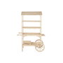 Home ESPRIT Chariot de Jardin Naturel Bois d'épicéa et MDF