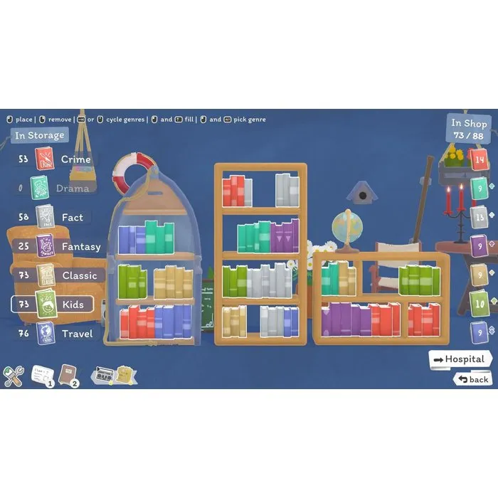 Just For Games - Tiny Bookshop (PS5) - Jeu de gestion et de simulation narratif et cosy pour PlayStation 5