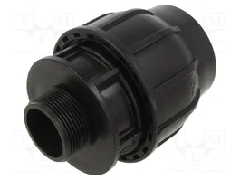 GEBO Connecteur de serrage G 1 1/2'' extérieur en polypropylène