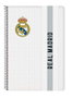 Safta - Cahier grand format 80 pages couverture rigide - Thème Real Madrid équipe première 2024/2025 - 21,5x31x1 cm