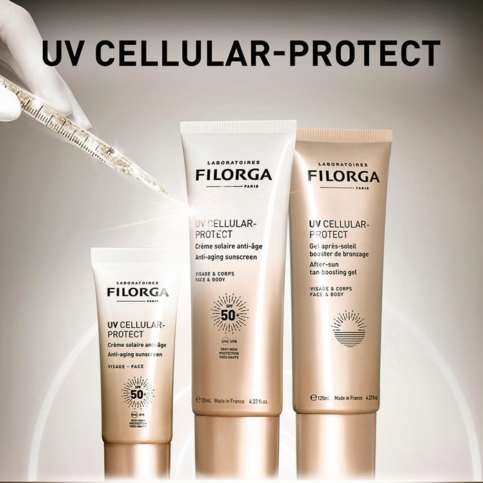 Laboratoires Filorga UV CELLULAR-PROTECT Gel Booster Bronzage Visage et Corps 125 ml
