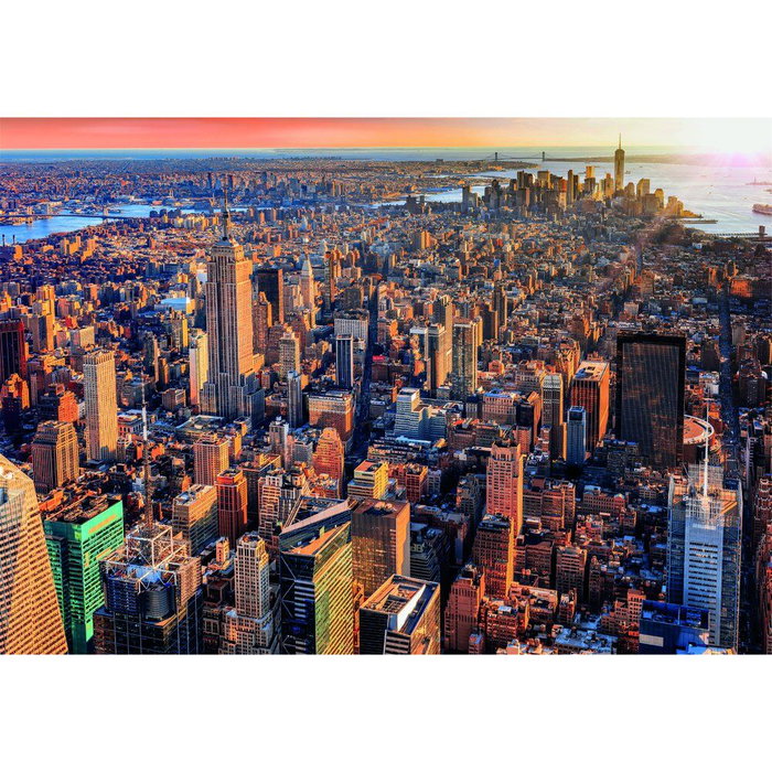 Clementoni Puzzle 1000 Pièces New York City Panoramique 70 x 50 cm - Haute Qualité Clementoni Puzzle 1000 Pièces New York City Panoramique 70 x 50 cm - Haute Qualité