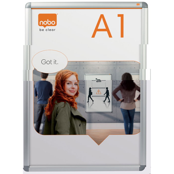 Tableau d’affichage Nobo Aluminium polypropylène