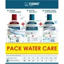 Ciano Pack Water Care 3 x 100 ml - Traitement aquarium pour eau cristalline et santé des poissons, entretien rapide et facile