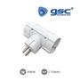 GSC Evolution Adaptateur multiprise double sortie blanc