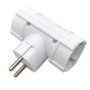 GSC Evolution Adaptateur multiprise double sortie blanc