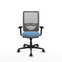 PIQUERAS Y CRESPO Chaise Zulema Synchro 3 positions Bleu ciel/Gris