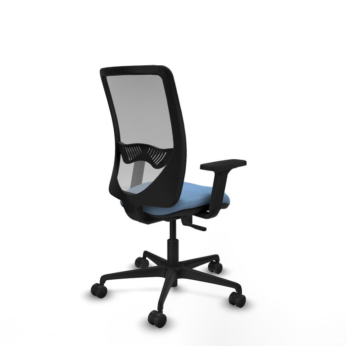 PIQUERAS Y CRESPO Chaise Zulema Synchro 3 positions Bleu ciel/Gris