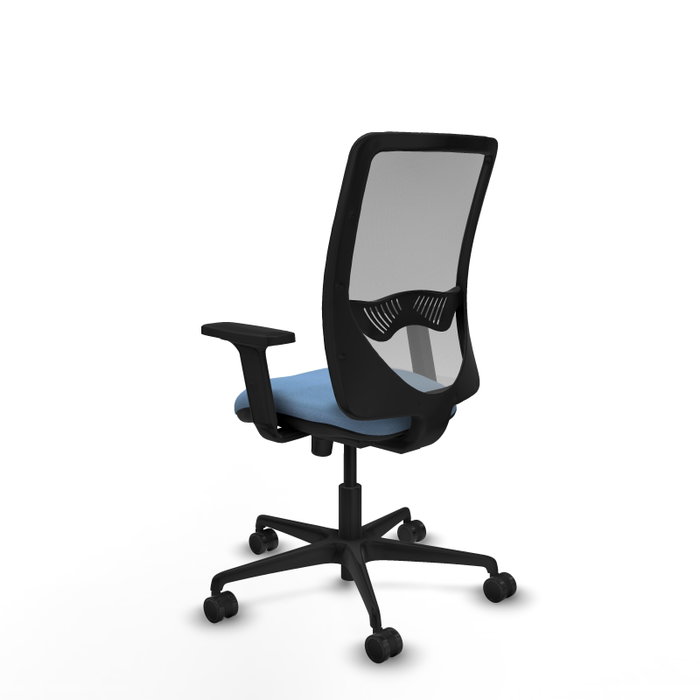 PIQUERAS Y CRESPO Chaise Zulema Synchro 3 positions Bleu ciel/Gris