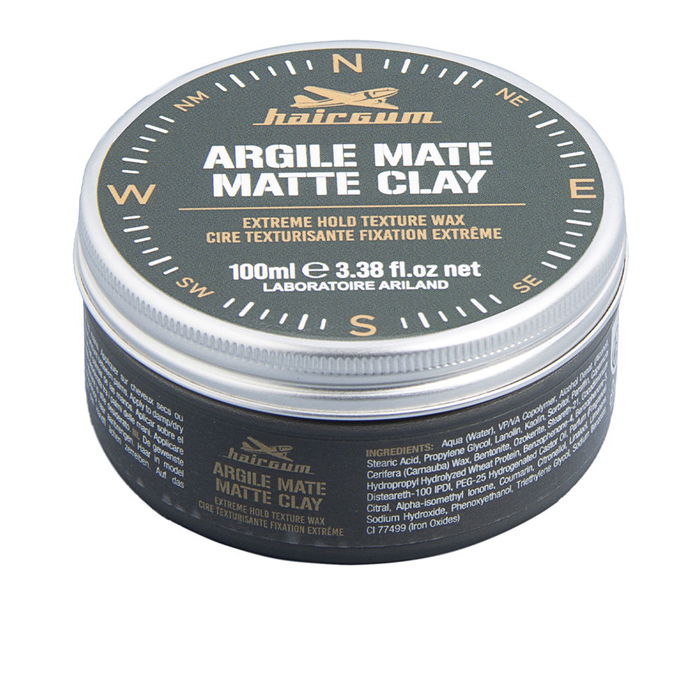 Hairgum Cire Argile Mate 100 ml Homme Hairgum Cire Argile Mate 100 ml Homme