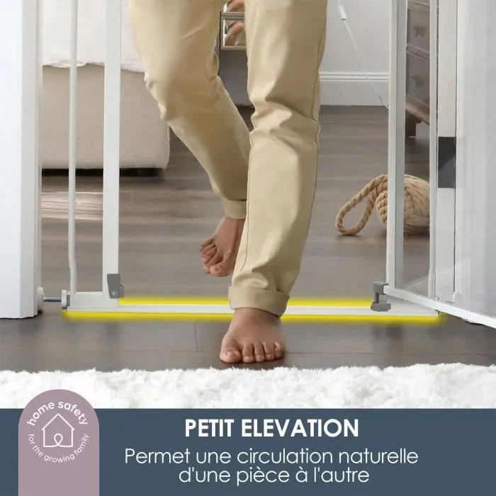 Dreambaby Barrière de sécurité Clear View à panneau transparent, pour ouvertures 75-81 cm, montage par pression sans perçage, blanc Dreambaby Barrière de sécurité Clear View à panneau transparent, pour ouvertures 75-81 cm, montage par pression sans perçage, blanc