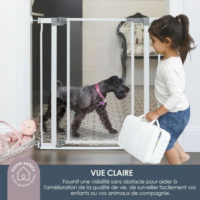 Dreambaby Barrière de sécurité Clear View à panneau transparent - Blanc Dreambaby Barrière de sécurité Clear View à panneau transparent - Blanc
