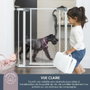 Dreambaby Barrière de sécurité Clear View à panneau transparent - Blanc