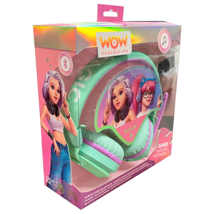 Wow Generation Casque Bluetooth avec Micro pour Enfant dès 5 ans Wow Generation Casque Bluetooth avec Micro pour Enfant dès 5 ans