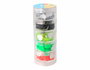 Innspiro Set de Gemmes Acryliques Cœur Couleurs Fluo 14x14mm