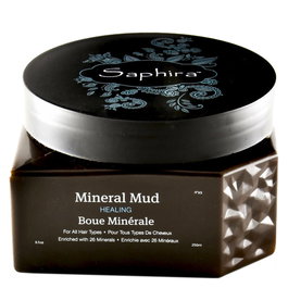 Saphira Masque Crème Traitement Capillaire Mineral Mud Pour Briller - 250 ml