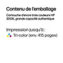 HP Cartouche d'encre HP 303XL trois couleurs grande capacité