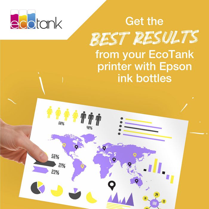 Epson EcoTank 113 Multipack de 4 Bouteilles d'encre
