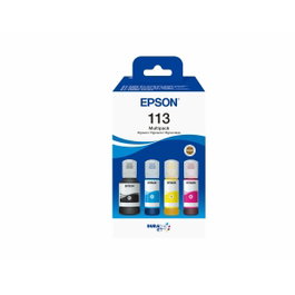 Epson EcoTank 113 Multipack de 4 bouteilles d'encre (C13T06B640)