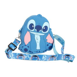 Cerdá - Sac silicone Stitch 13 cm x 14 cm x 3 cm - Pour enfants à partir de 36 mois - Bleu