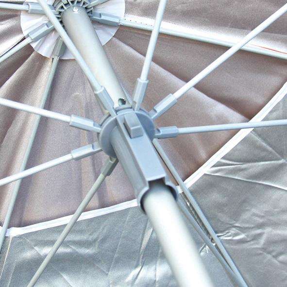 JugaToys Parasol Jaune en Aluminium 240 cm