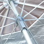 JugaToys Parasol Jaune en Aluminium 240 cm