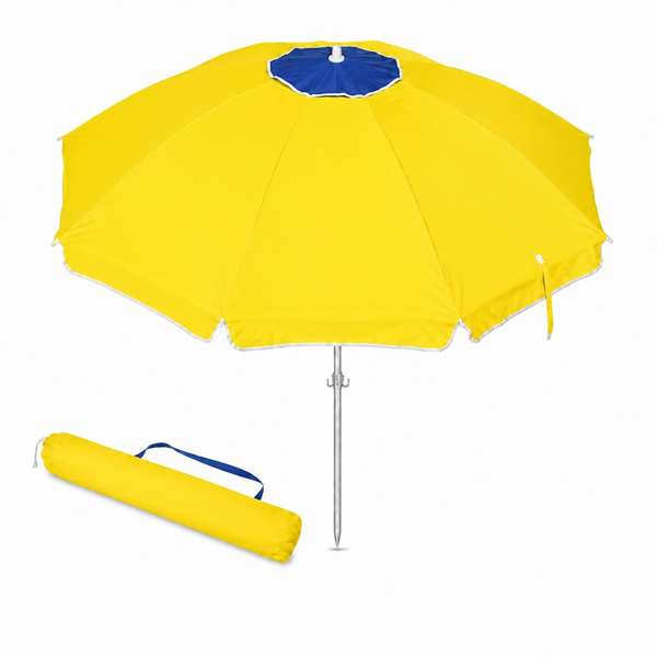 JugaToys Parasol Jaune en Aluminium 240 cm