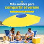 JugaToys Parasol Jaune en Aluminium 240 cm