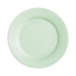 Luminarc Plumi Paradise Ver Assiette Plate en Verre Trempé 24 cm Vert Brillant