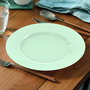 Luminarc Plumi Paradise Ver Assiette Plate en Verre Trempé 24 cm Vert Brillant
