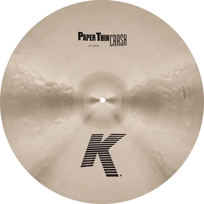 Zildjian Crash 21" K Paper Thin Cymbale Zildjian Crash 21" K Paper Thin Cymbale