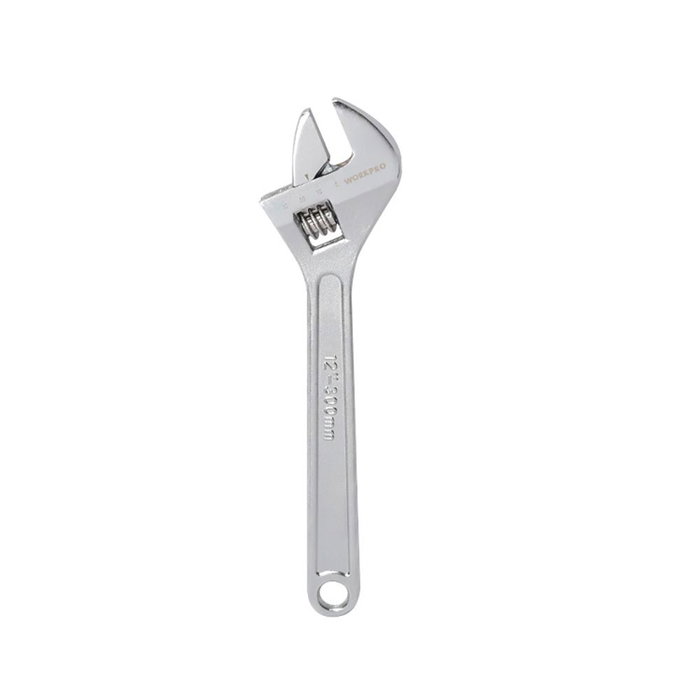 Workpro Clé ajustable 200 mm en acier forgé résistant oxydation ouverture 25 mm