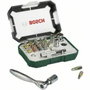 Bosch Set d'embouts de vissage avec cliquet, 26 pièces